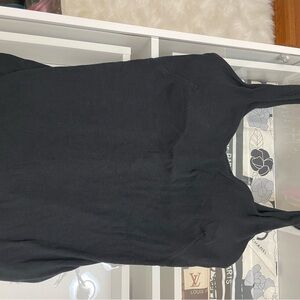 Lululemon Athletica Black Ribbed Tank Top